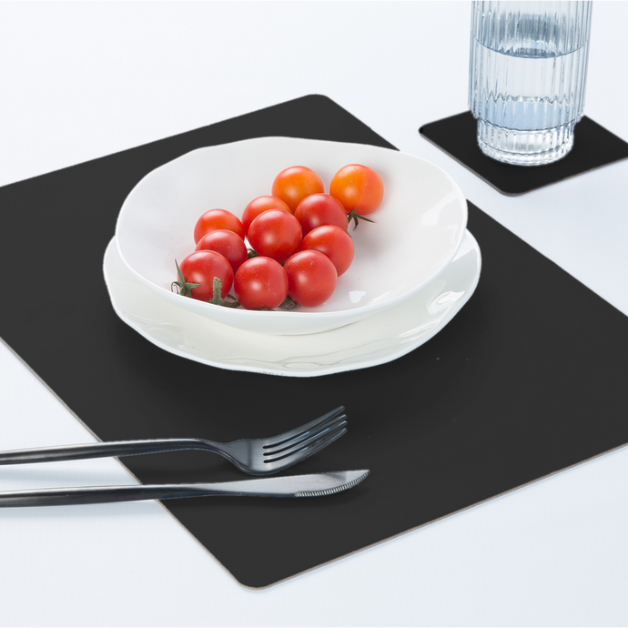 vacavaliente | Individual Ruca Rectangular Black Precios de Black Friday
