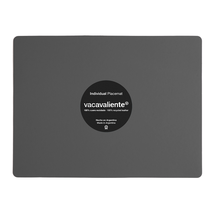 vacavaliente | Individual Ruca Rectangular Grafite En oferta