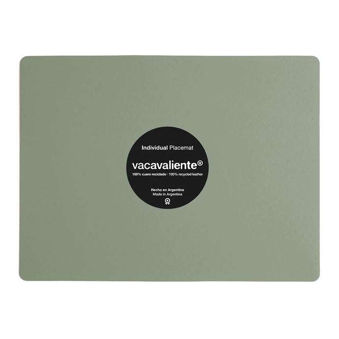 vacavaliente | Individual Ruca Rectangular Sage Green Descuentos del mes
