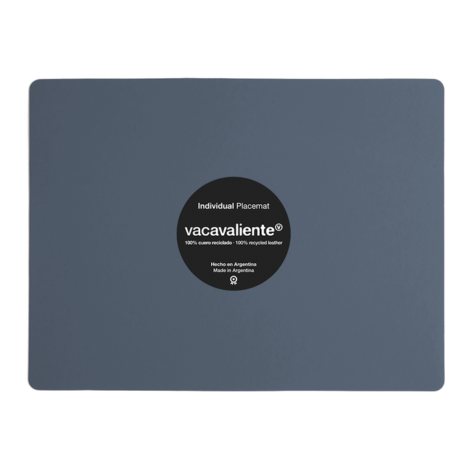 vacavaliente | Individual Ruca Rectangular Petrol Blue Ofertas especiales