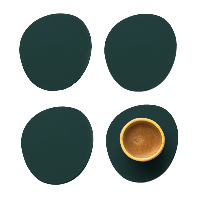 vacavaliente | Posavasos x4 Ruca Piedra Amazonia Green Precio de fábrica