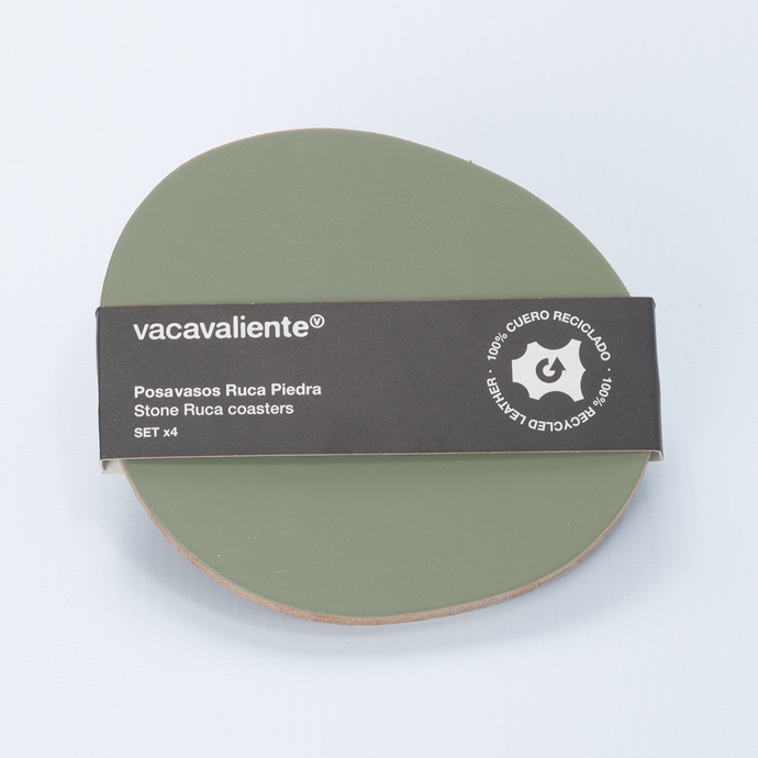 vacavaliente | Posavasos x4 Ruca Piedra Sage Green Promoción por tiempo limitado