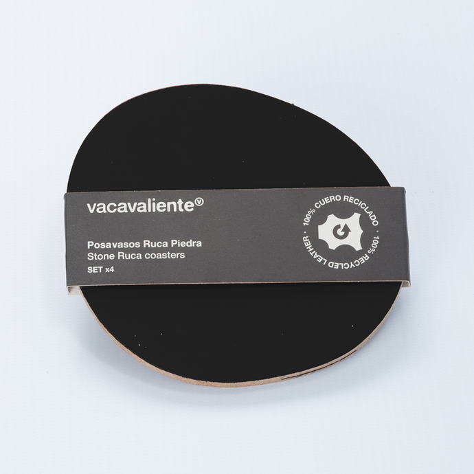 vacavaliente | Posavasos x4 Ruca Piedra Black Solo hoy