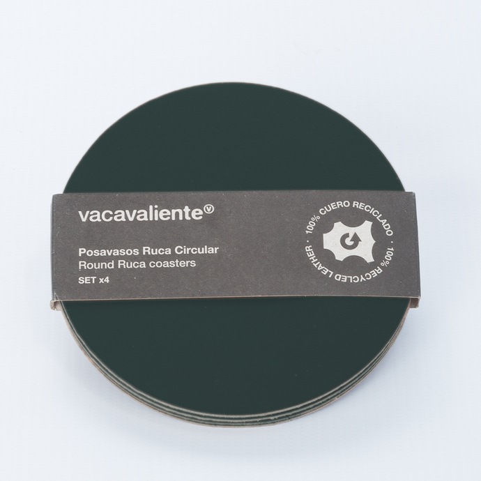 vacavaliente | Posavasos x4 Ruca Circular Amazonia Green Limitado a 3 días