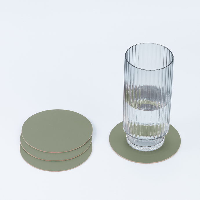 vacavaliente | Posavasos x4 Ruca Circular Sage Green Precios de Black Friday