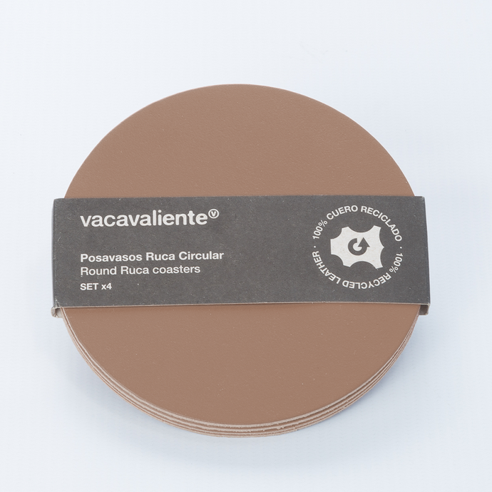vacavaliente | Posavasos x4 Ruca Circular Nut Libre de impuestos