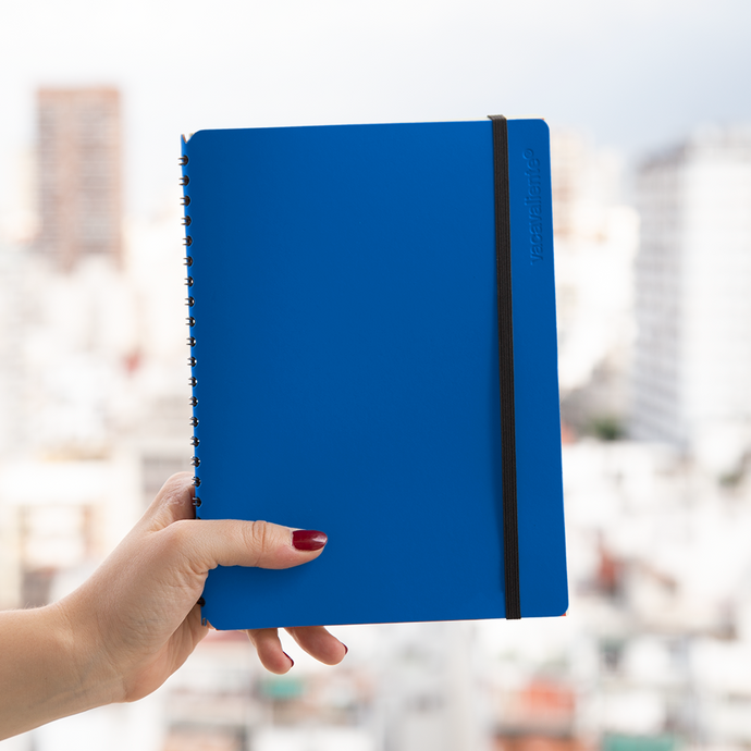vacavaliente | Libreta Plein Air Rayado A5 Ocean Blue Gran oferta