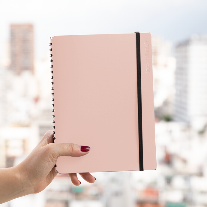 vacavaliente | Libreta Plein Air Rayado A5 Pink Sand ÚLTIMAS EDICIONES
