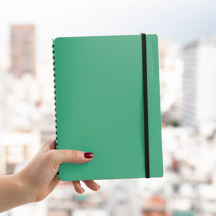 vacavaliente | Libreta Plein Air Rayado A5 Lotus Green Últimos 2 días