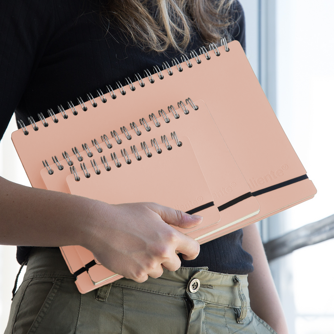 vacavaliente | Cuaderno Studio Liso A4 Pink Sand Tienda de fábrica
