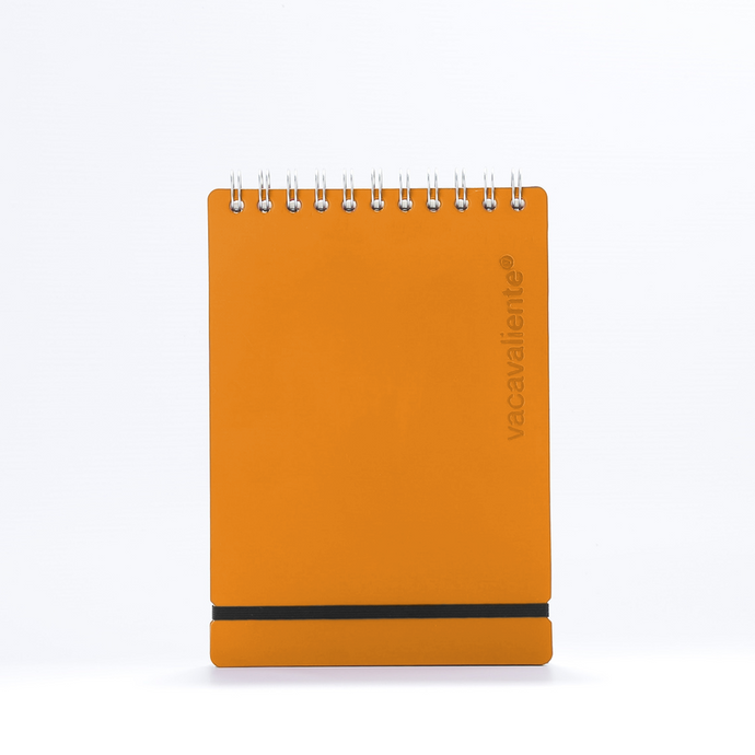 vacavaliente | Anotador Studio Liso A5 Pumpkin Orange Ofertas de temporada