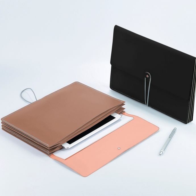 vacavaliente | Archivador Urban A4 Pink Sand - Nut En oferta