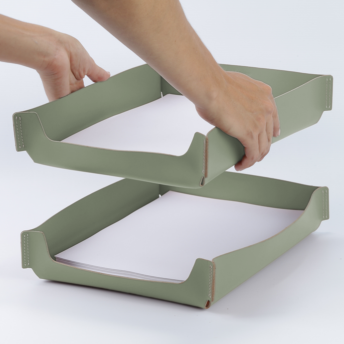 vacavaliente | Porta Papeles Ruca A4 Sage Green Oferta especial