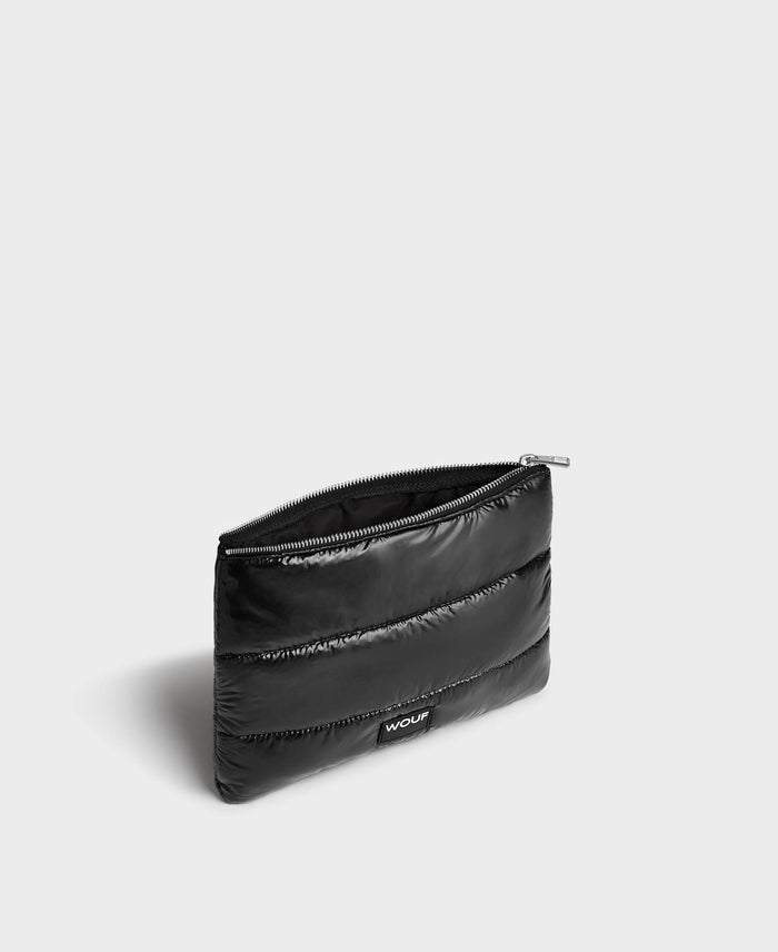 wouf Black Glossy Pouch Rebajas de fin de temporada