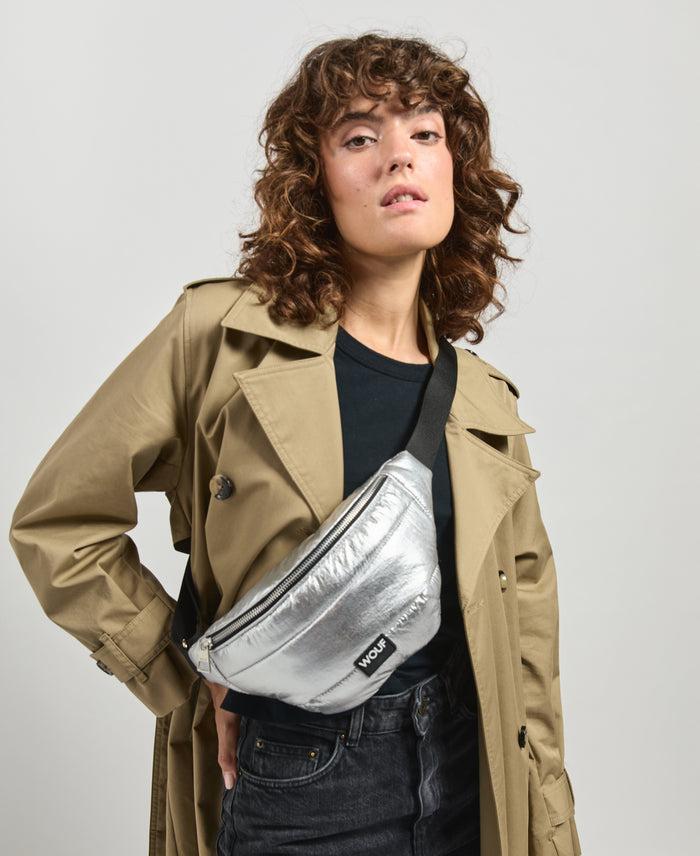 wouf Silver Glossy Waistbag Precio ultrabajo