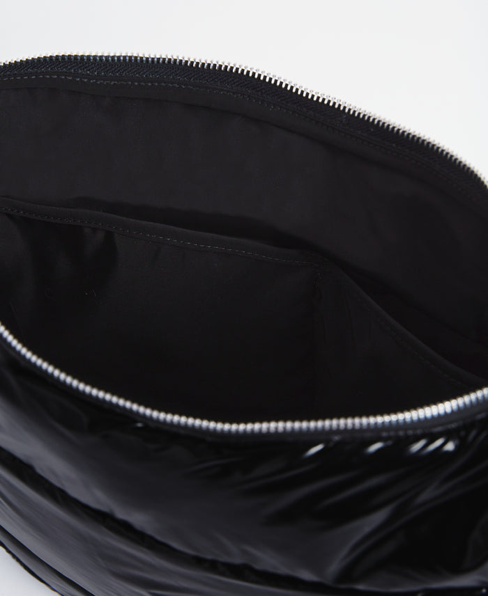 wouf Black Glossy Large Crossbody Bag Descuento