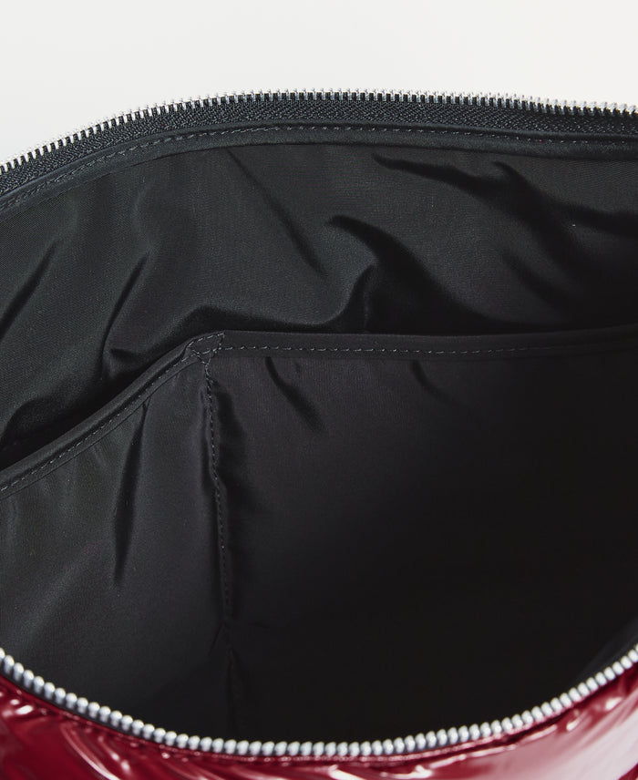 wouf Burgundy Glossy Large Crossbody Bag Tienda