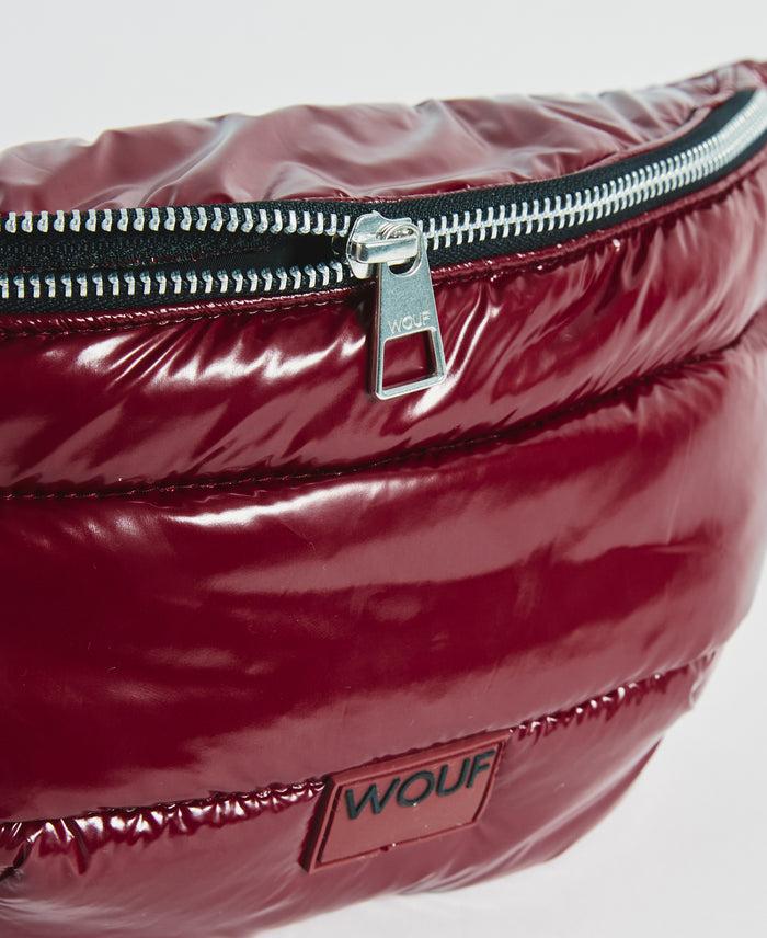 wouf Burgundy Glossy Waistbag Mejor oferta