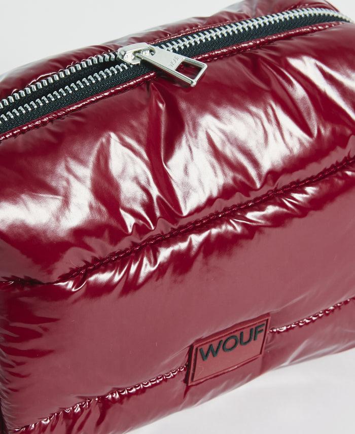 wouf Burgundy Glossy Toiletry Bag Precio ultrabajo