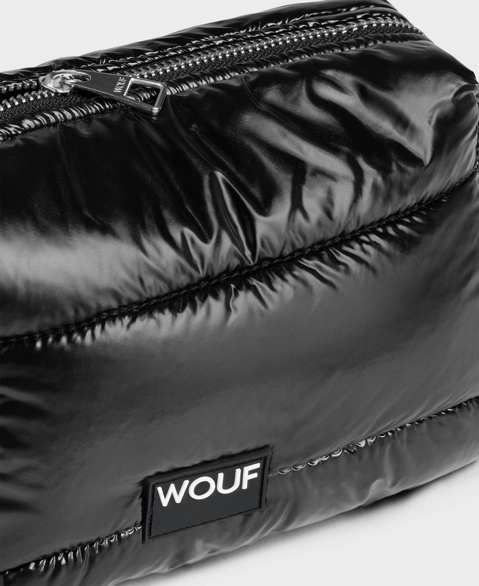 wouf Black Glossy Toiletry Bag Ofertas