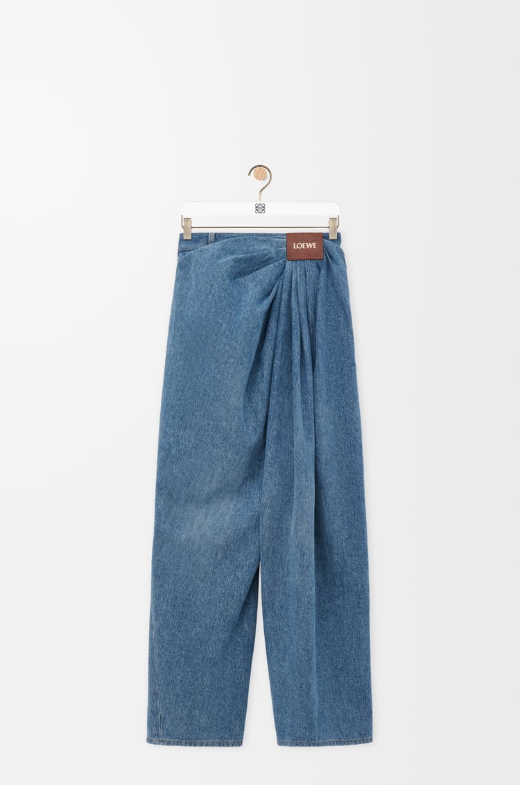 ﻿Loewe Draped jeans in denim 1 Colours