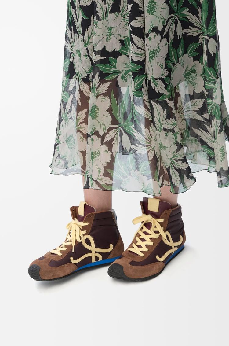 Loewe Ballet Runner 2.0 high-top in nylon and calfskin 1 Colours Promoción por tiempo limitado