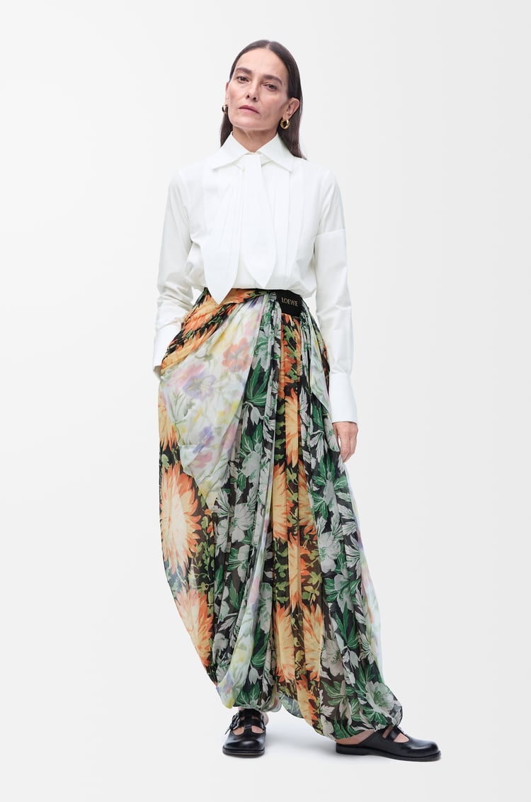 Loewe Draped trousers in silk 1 Colours Precio ultrabajo