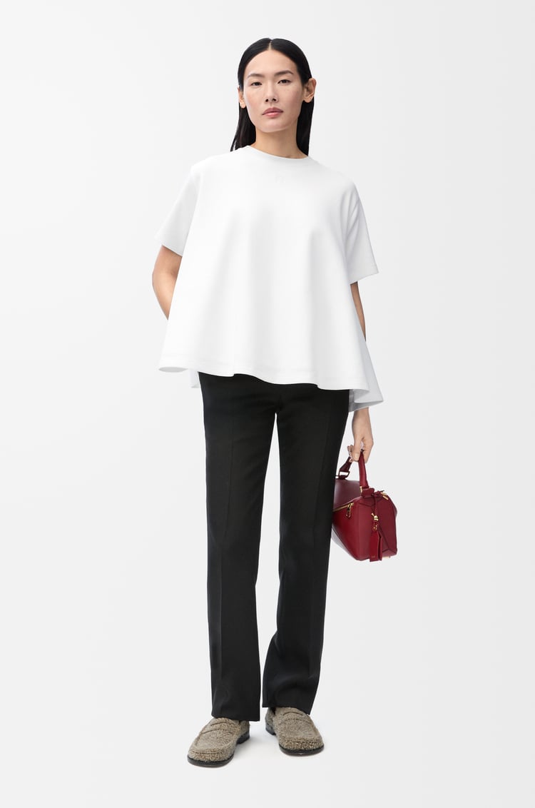Loewe Trapeze top in cotton blend 2 Colours En oferta