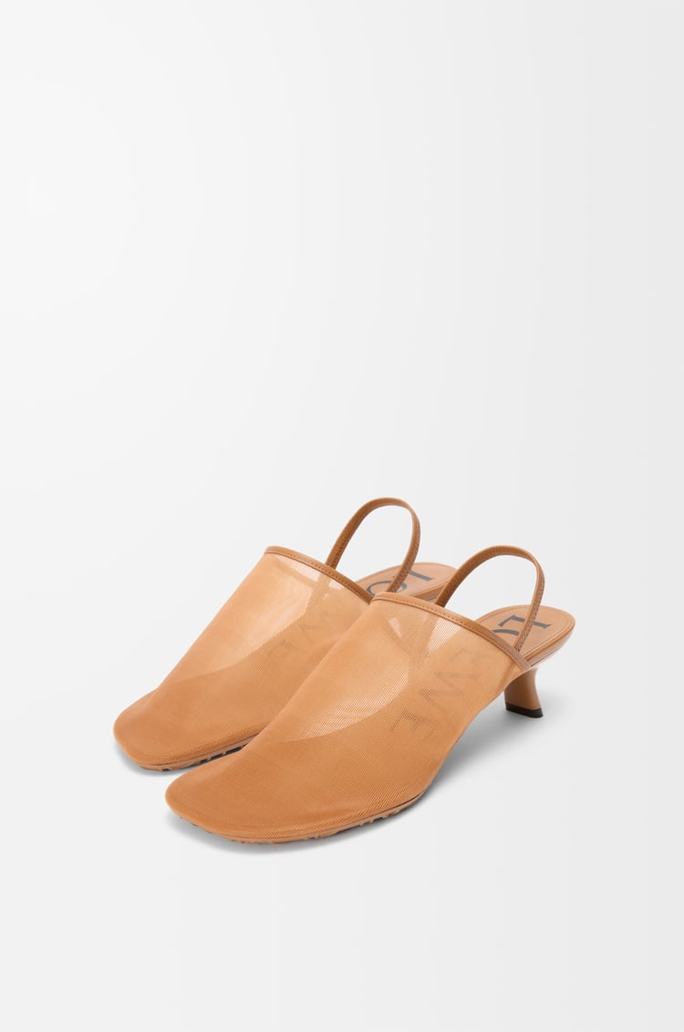Loewe Petal slingback heel sandal in mesh 3 Colours Rebajas de fábrica