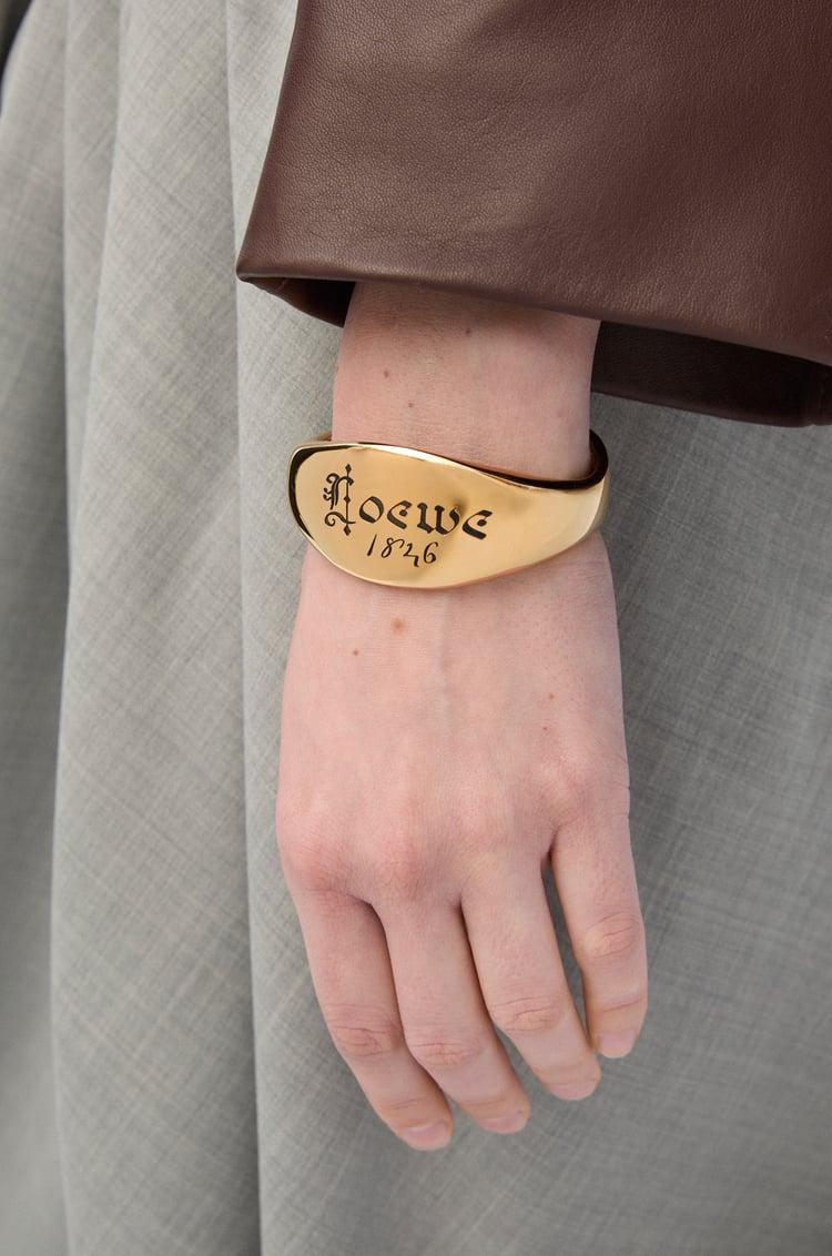 Loewe Signet cuff in sterling silver 1 Colours Solo hoy