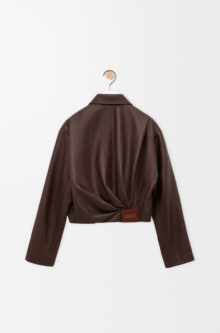 Loewe Draped jacket in nappa lambskin 2 Colours Solo hoy