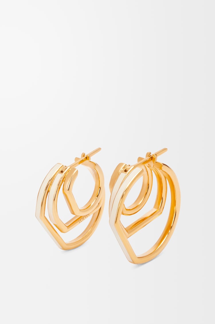 Loewe Stacked hoop earrings in sterling silver and enamel 1 Colours Rebajas top