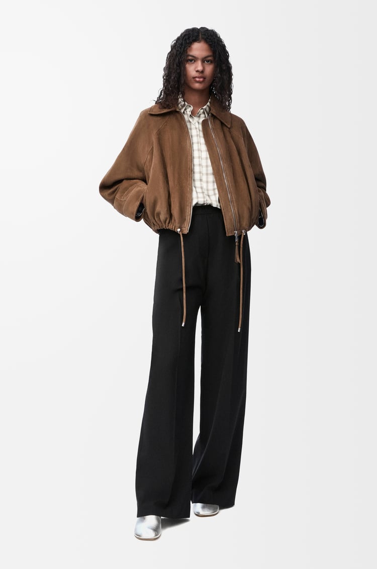 Loewe Balloon jacket in suede lambskin 1 Colours Oferta especial