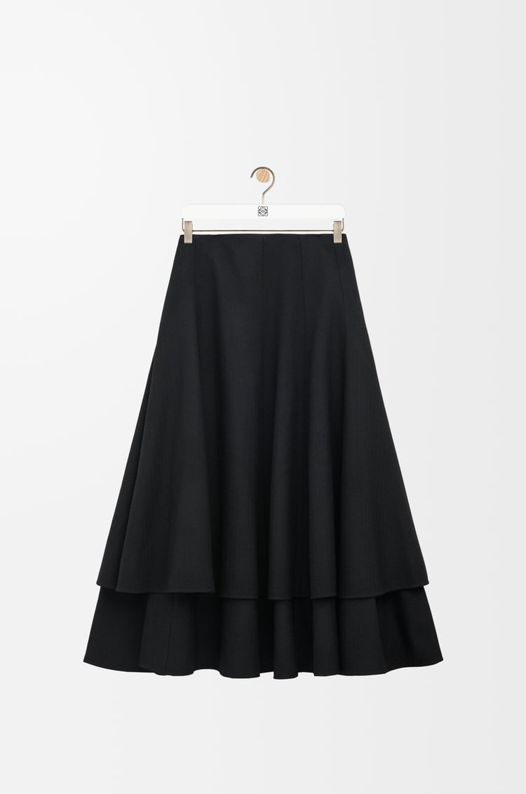 Loewe Double layer skirt in wool 1 Colours Solo queda un día