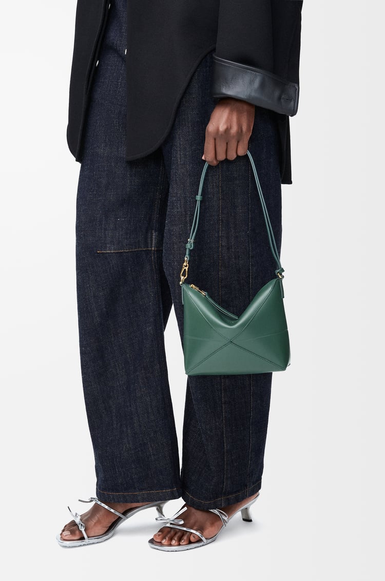 Loewe Puzzle Fold pouch in shiny nappa calfskin 8 Colours Superdescuento