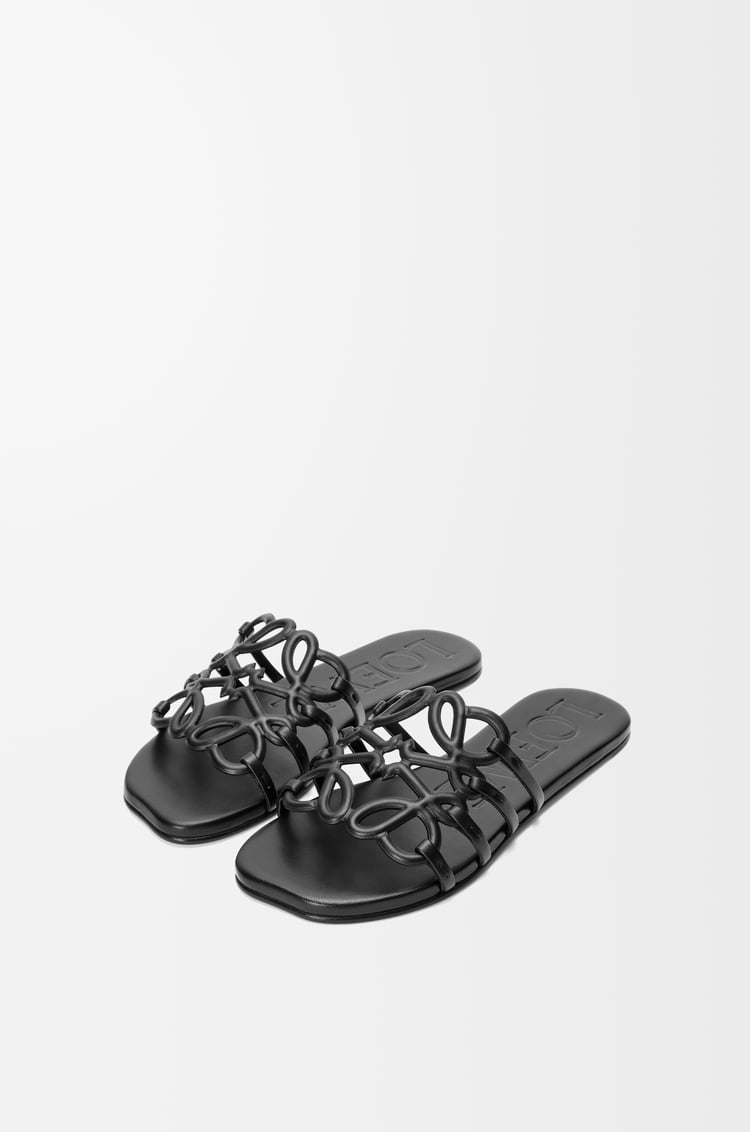 Loewe Petal Anagram slide in soft calfskin 3 Colours Los más vendidos