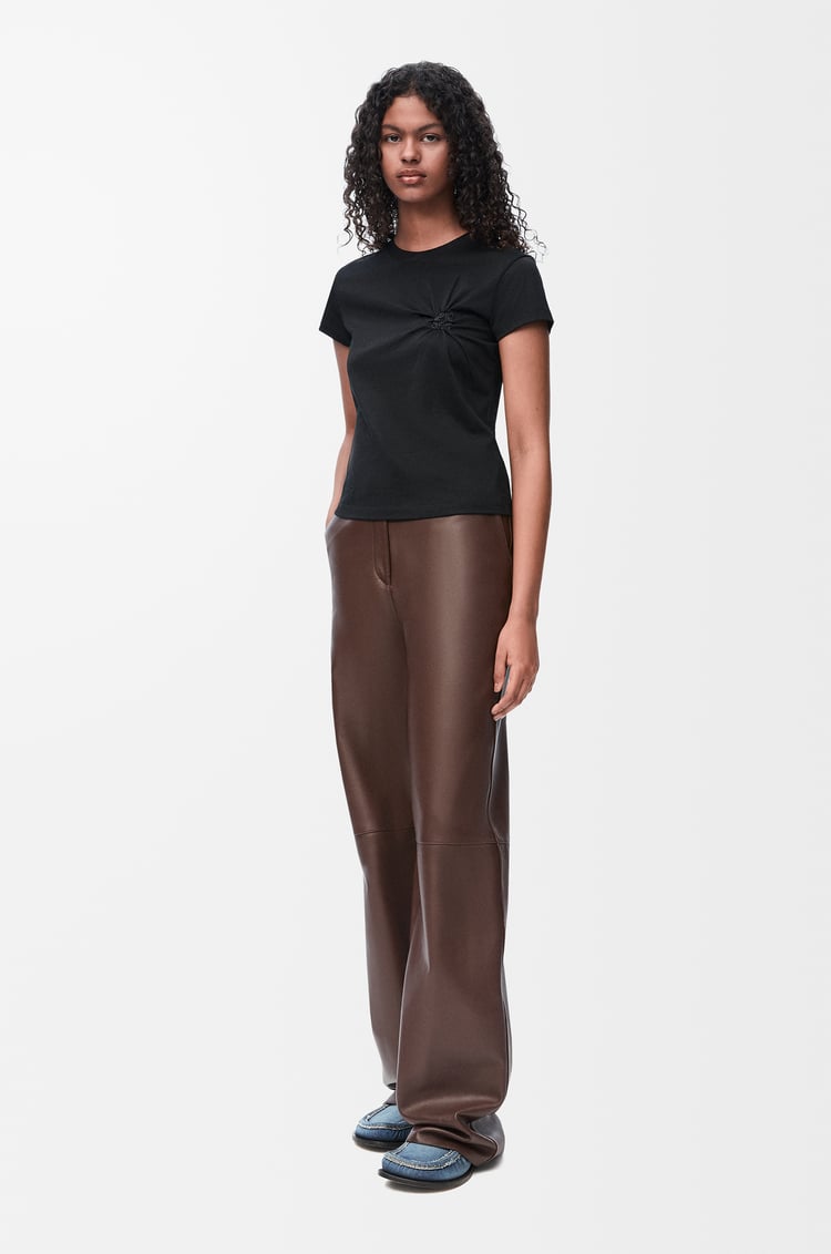 Loewe Small fit T-shirt in cotton and viscose 3 Colours Superdescuento