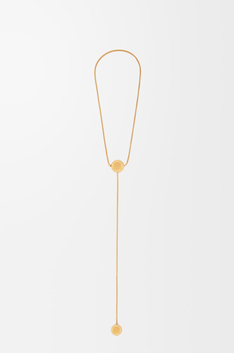 Loewe Anagram Pebble necklace in sterling silver 1 Colours Libre de impuestos