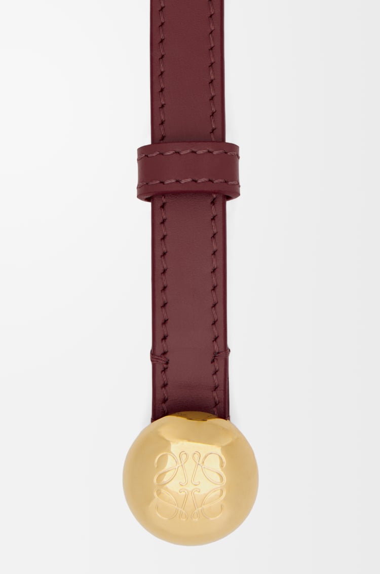 Loewe Pebble belt in smooth calfskin 3 Colours Última moda