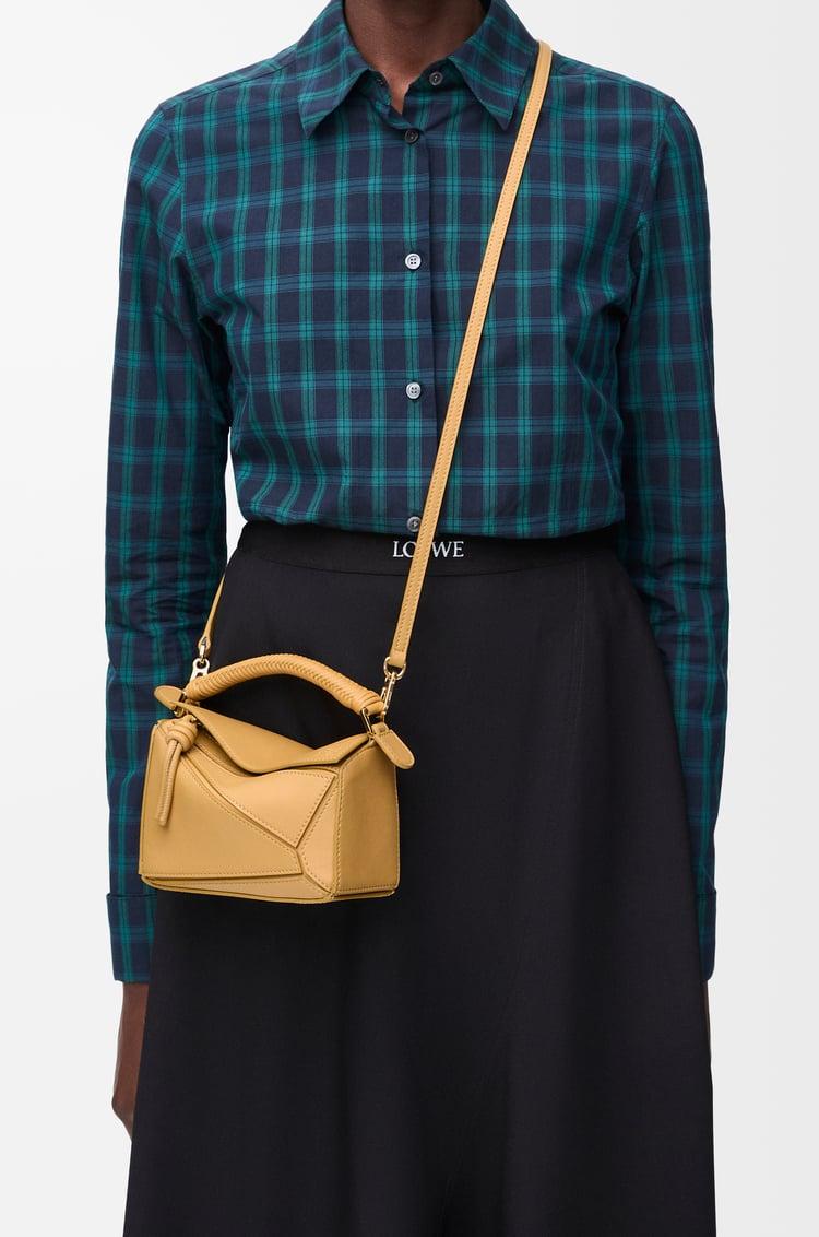 Loewe Mini Puzzle bag in smooth calfskin 3 Colours Solo hoy