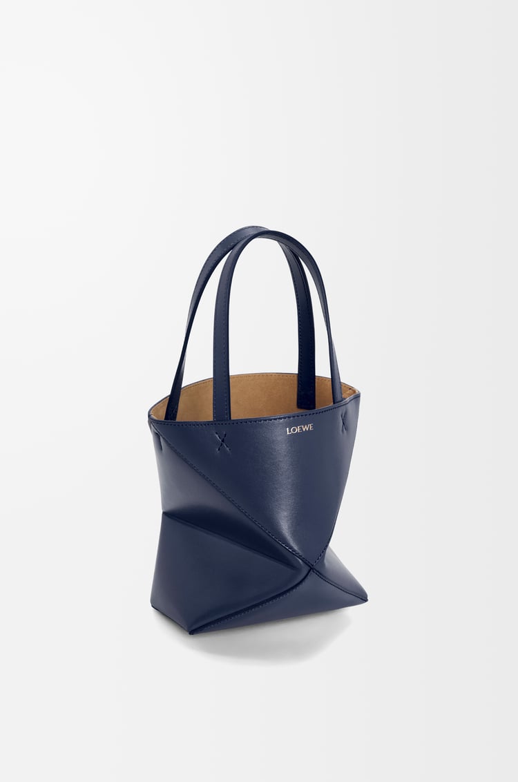 Loewe Mini Puzzle Fold tote in shiny calfskin 8 Colours Rebajas baratas