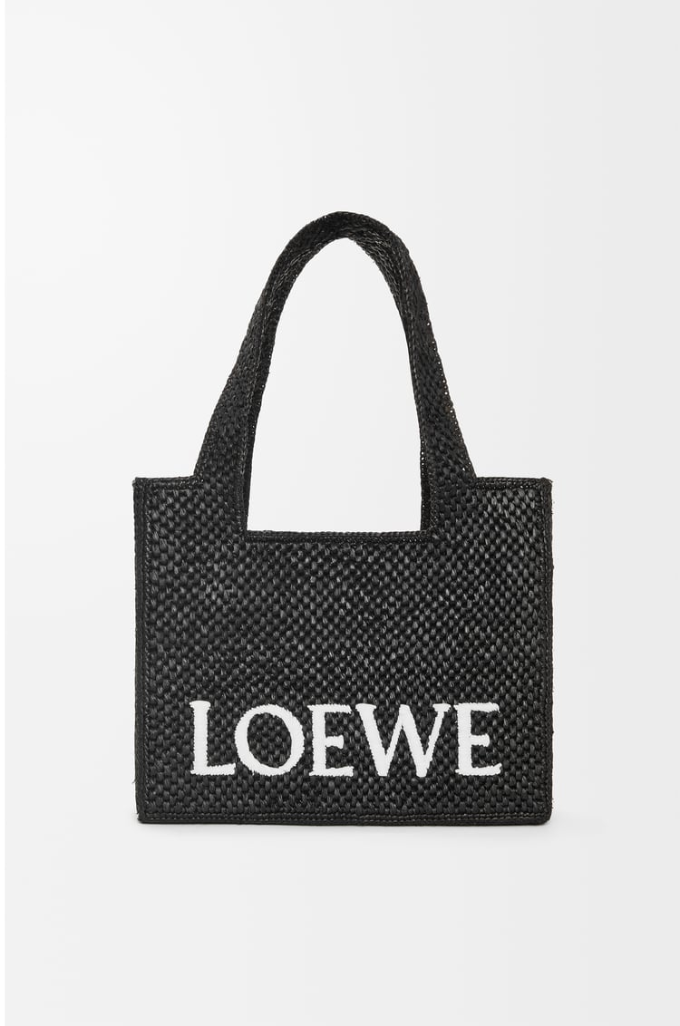 Loewe Medium LOEWE Font tote in raffia 2 Colours Ofertas especiales
