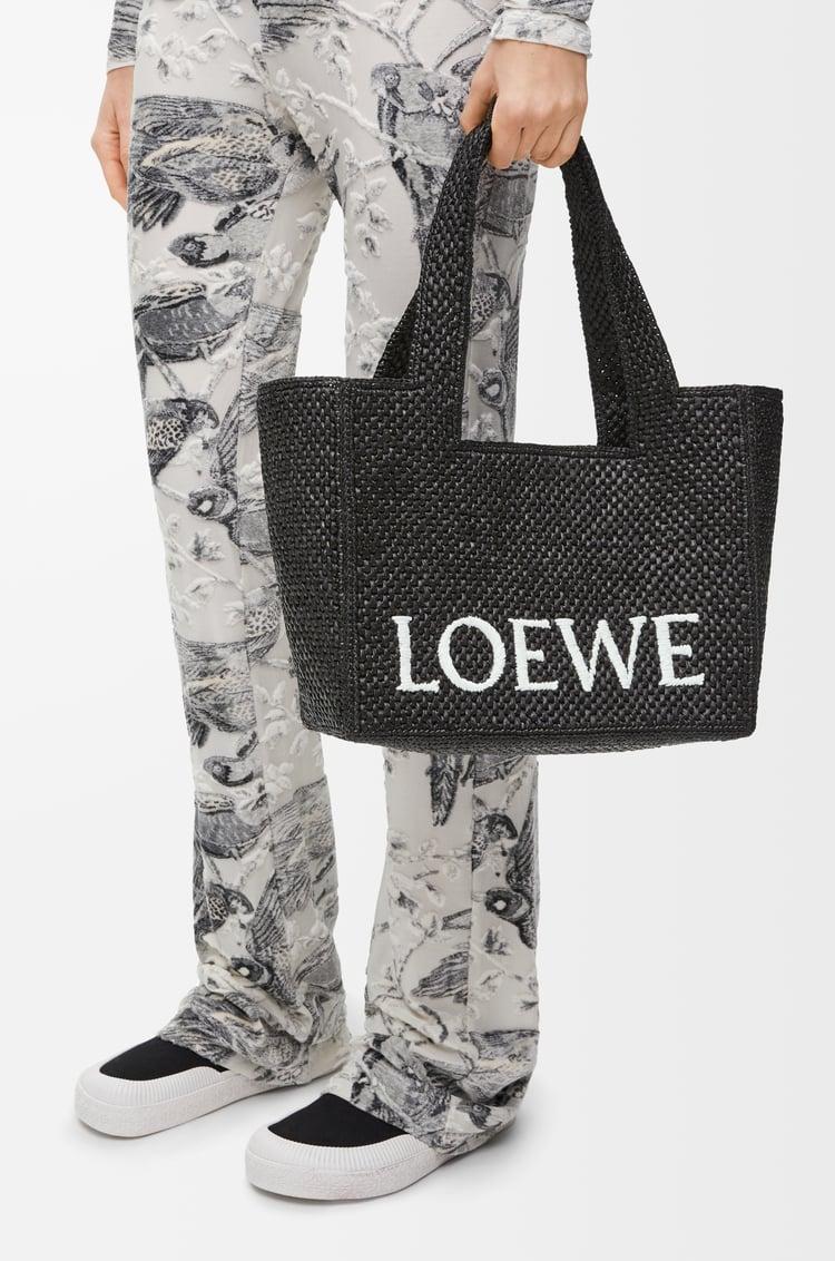 Loewe Medium LOEWE Font tote in raffia 2 Colours Ofertas especiales