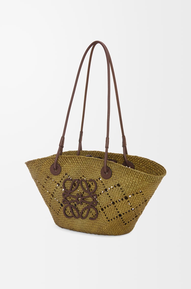Loewe Small Anagram Basket bag in iraca palm and calfskin 1 Colours Rebajas de fábrica