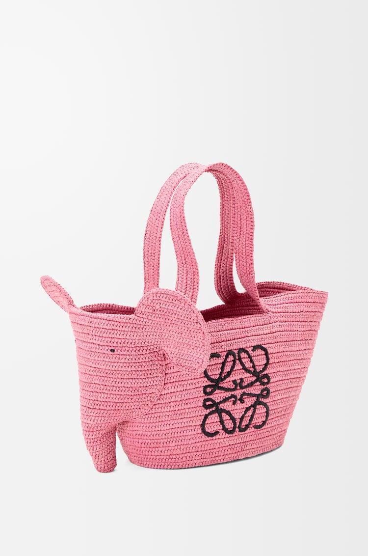 Loewe Small Elephant Basket bag in raffia 1 Colours Rebajas online