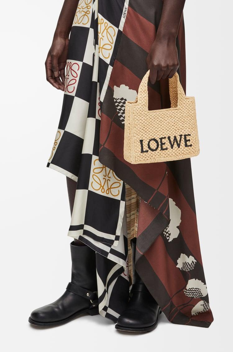Loewe Mini LOEWE Font tote in raffia 1 Colours Envío gratis