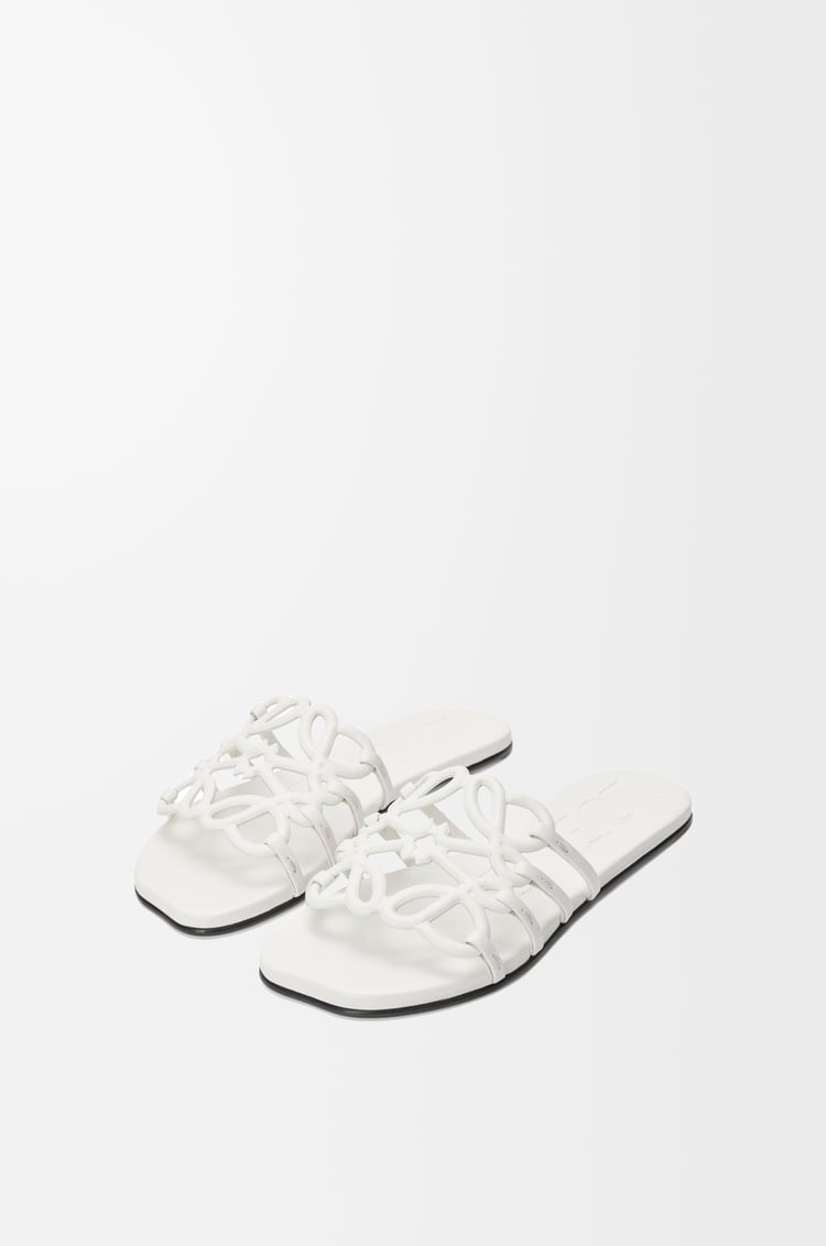 Loewe Petal Anagram slide in soft calfskin 3 Colours Outlet online