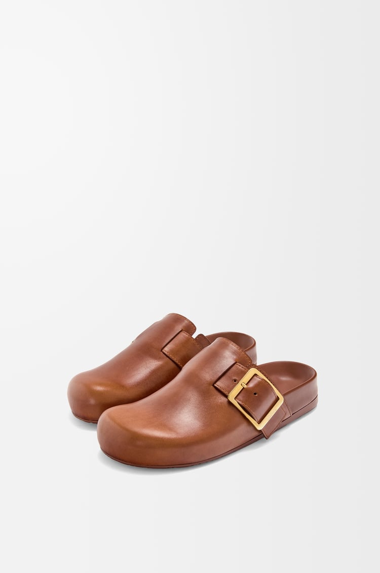 Loewe Ease Buckle mule in vegetable-tanned calfskin 2 Colours Rebajas de fábrica