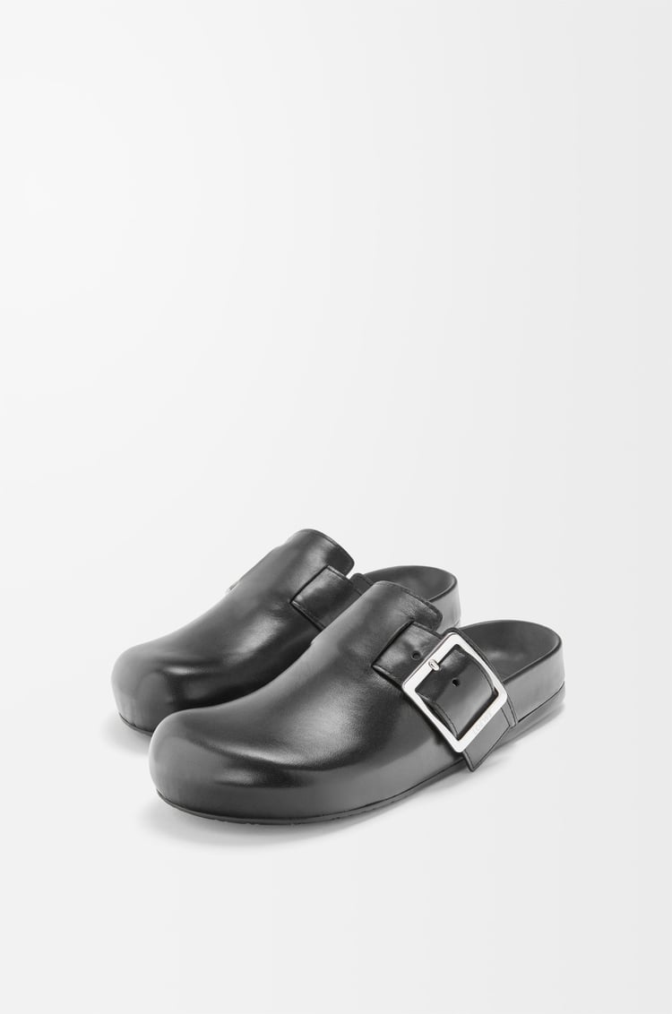 Loewe Ease Buckle mule in vegetable-tanned calfskin 2 Colours Los más vendidos