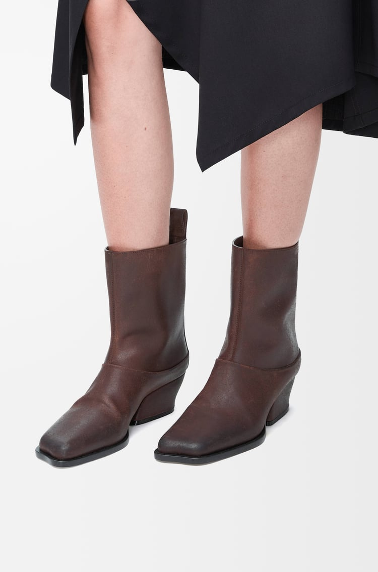 Loewe Onda bootie in split calfskin 1 Colours Ventas relámpago